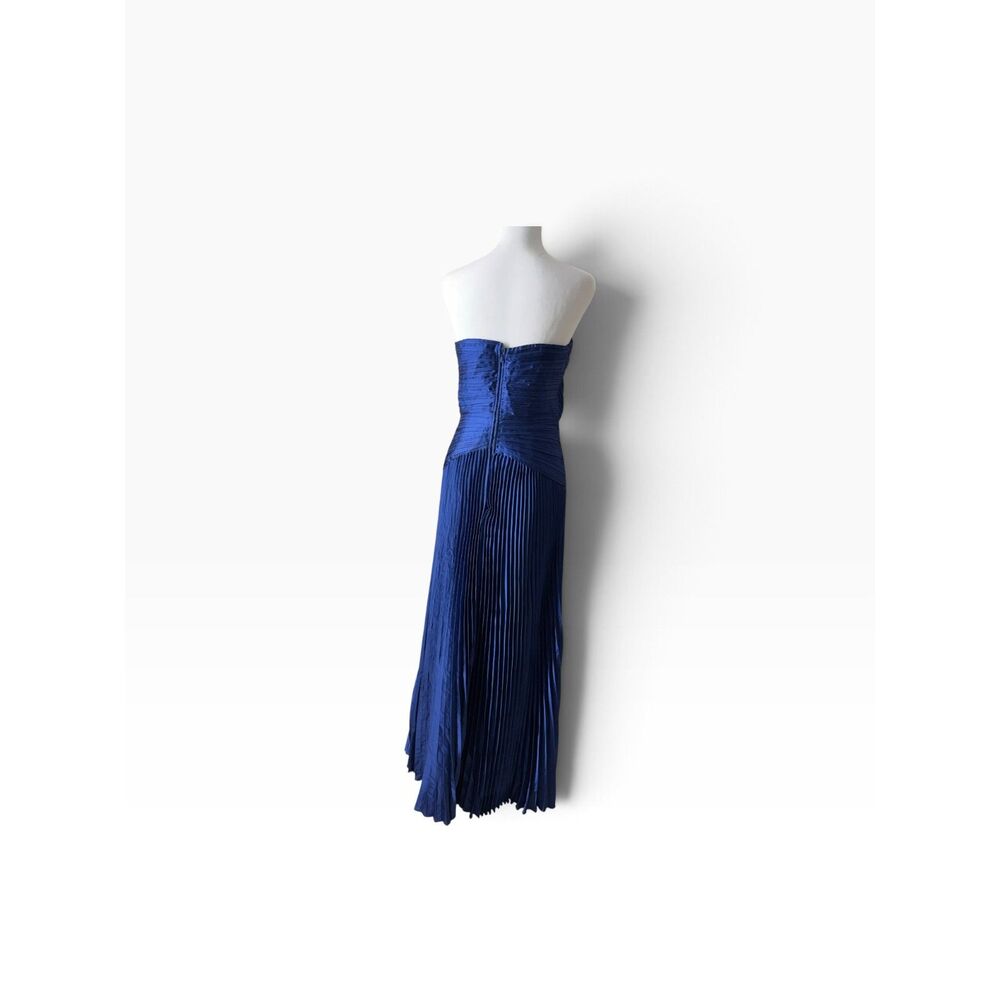 Lulus Royal Blue Strapless Pleated Dress Size M - Picture 6 of 10